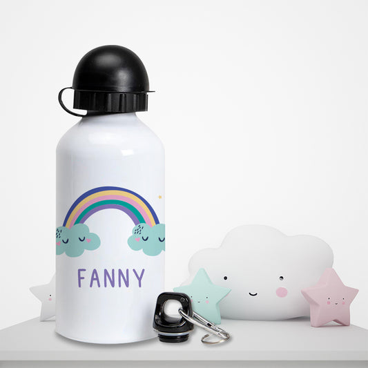 Gourde personnalisée pour enfant - Arc-en-ciel - Sublimino