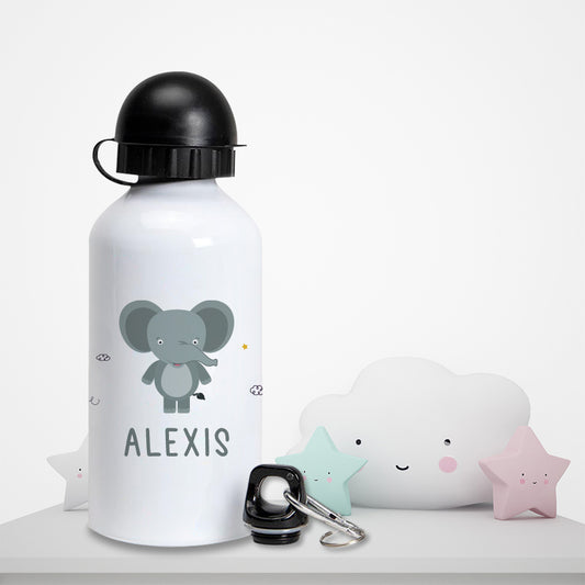Gourde personnalisée pour enfant - L'éléphant - Sublimino