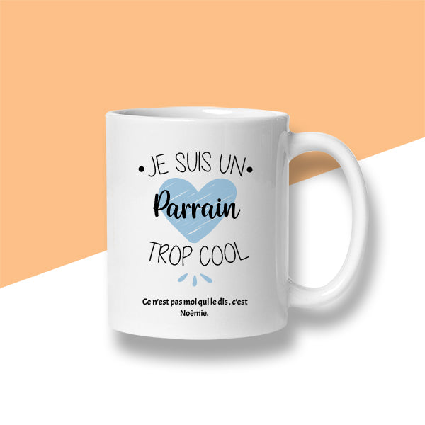 Mug personnalisé « Je suis un ... trop cool » - Sublimino