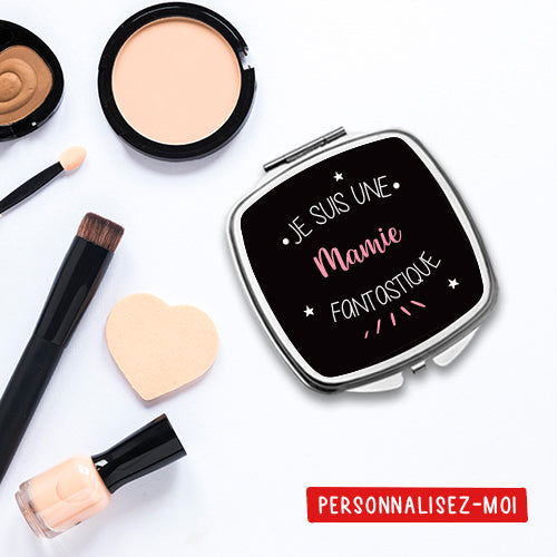 Miroir de poche personnalisé « Je suis une ... fantastique » - Sublimino