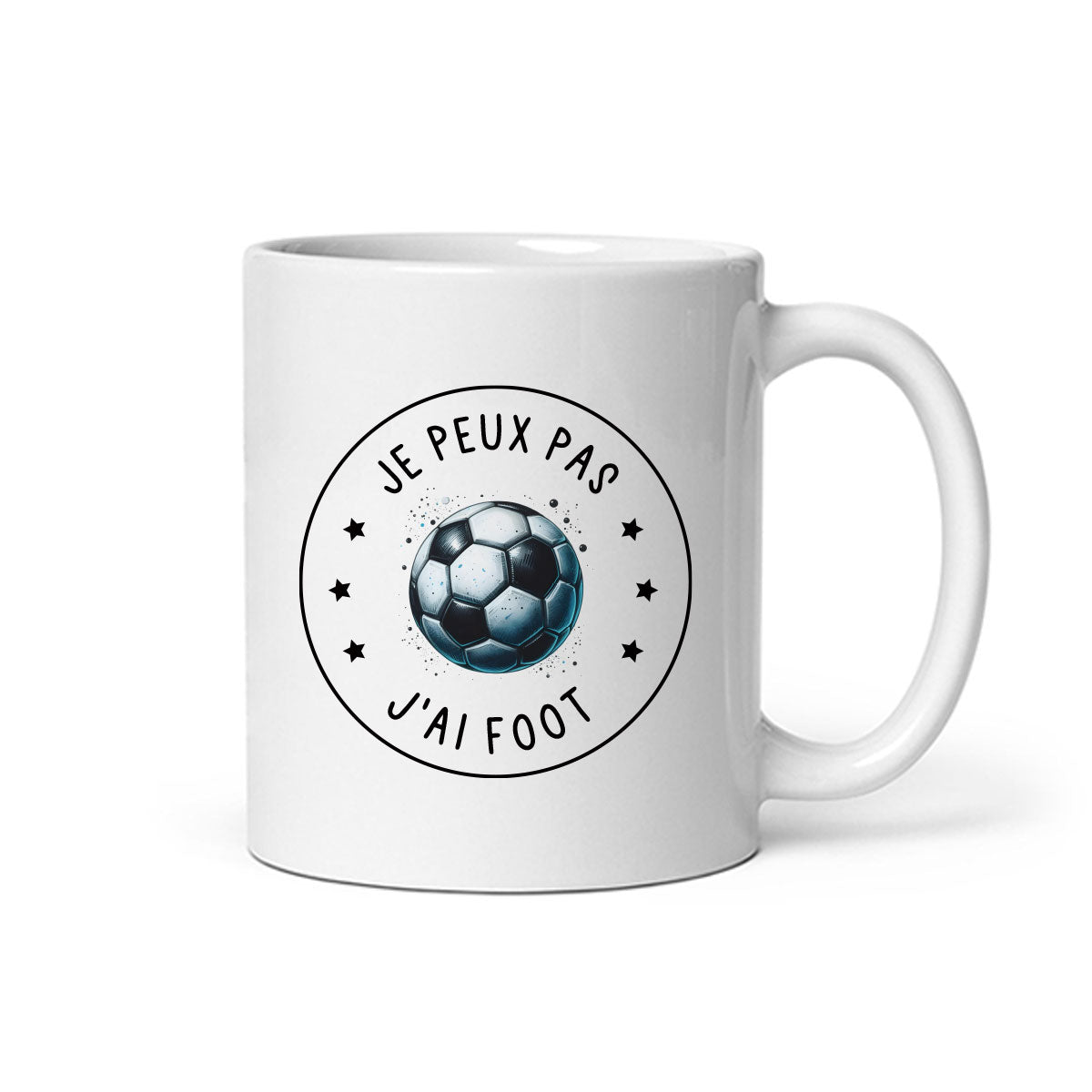 Mug « Je peux pas j'ai foot » - Sublimino