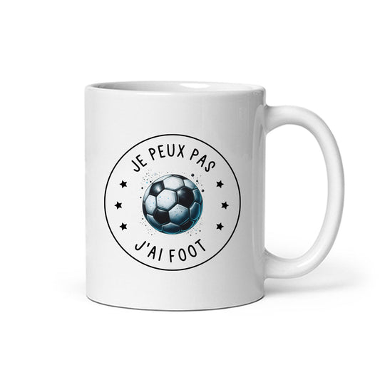 Mug « Je peux pas j'ai foot » - Sublimino