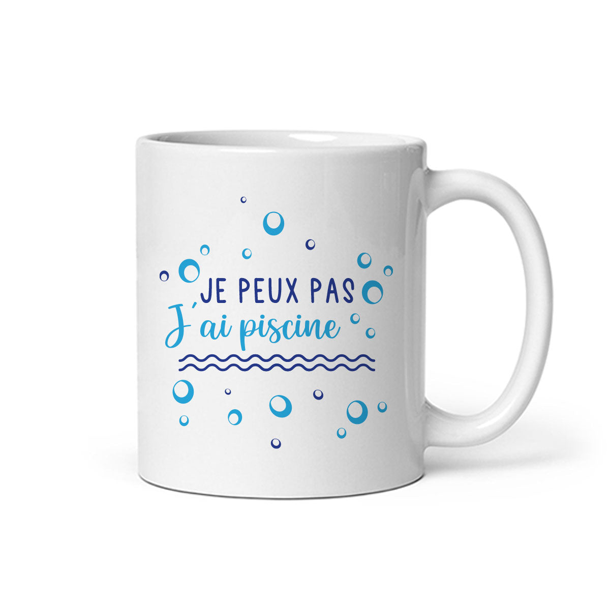 Mug « Je peux pas j'ai piscine » - Sublimino