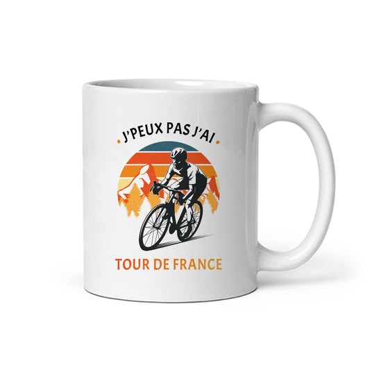 Mug « J'peux pas j'ai tour de France » - Sublimino