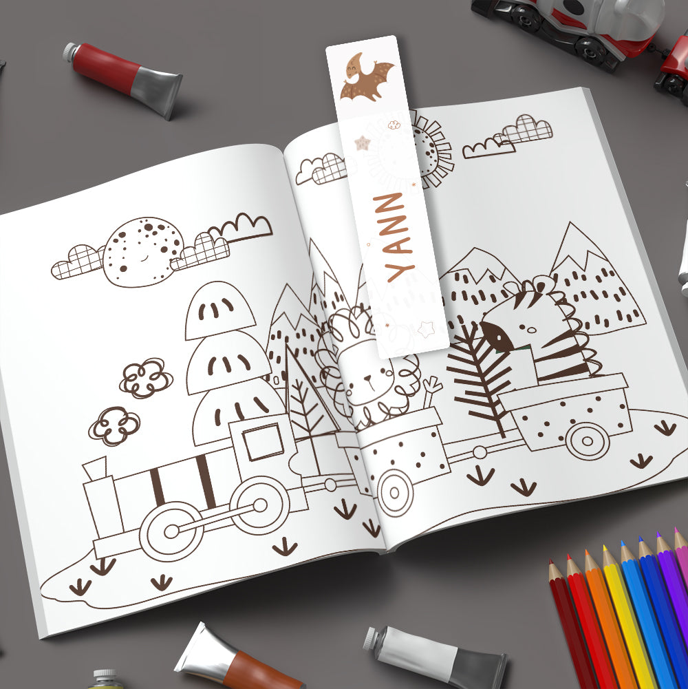 Marque-page personnalisé pour enfant - Ptérosaure - Sublimino