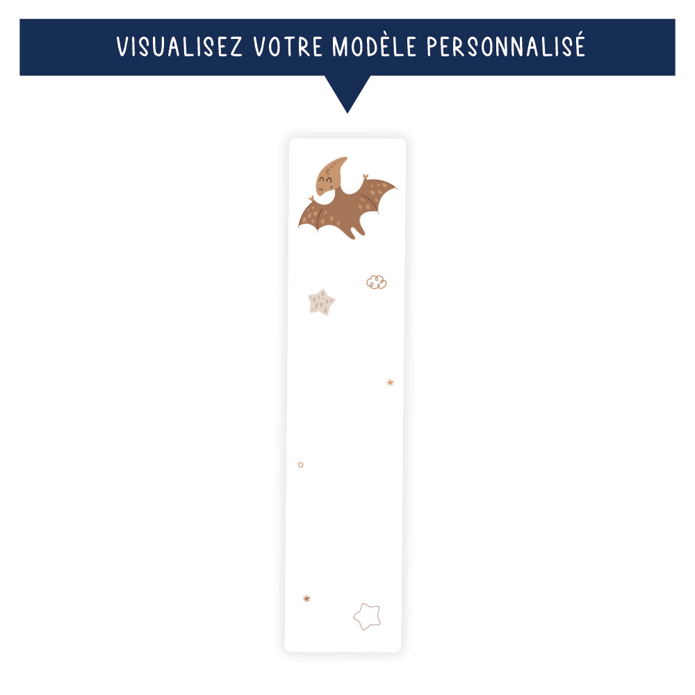 Marque-page personnalisé pour enfant - Ptérosaure - Sublimino