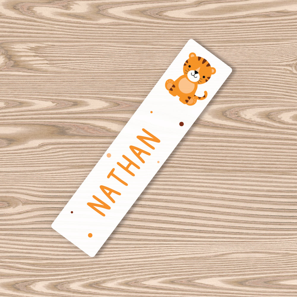 Marque-page personnalisé pour enfant - Le tigre - Sublimino