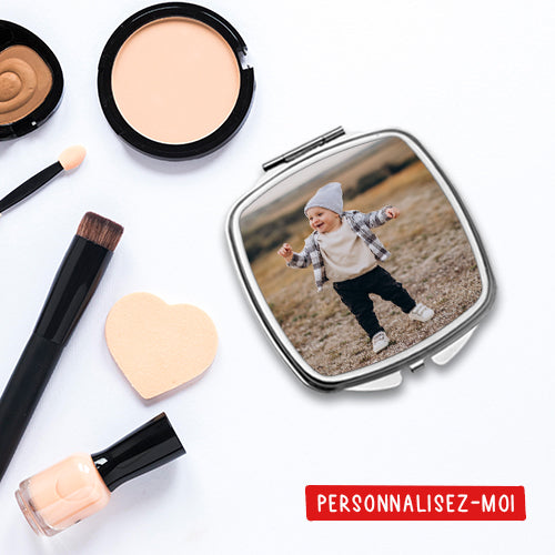 Miroir de poche personnalisé avec photo - Sublimino
