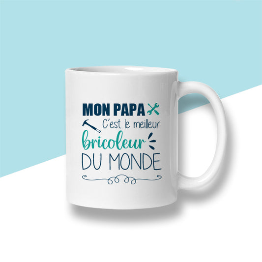 Mug « Mon papa c'est le meilleur bricoleur du monde » - Sublimino
