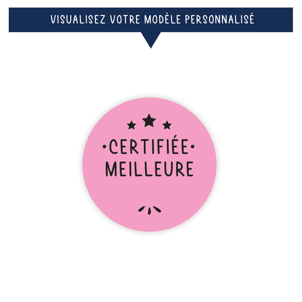 Porte-clés personnalisé avec jeton de caddie - Certifiée meilleure ... - Rose - Sublimino