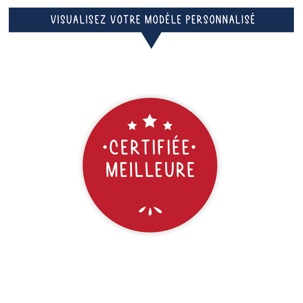 Porte-clés personnalisé avec jeton de caddie - Certifiée meilleure ... - Rouge - Sublimino
