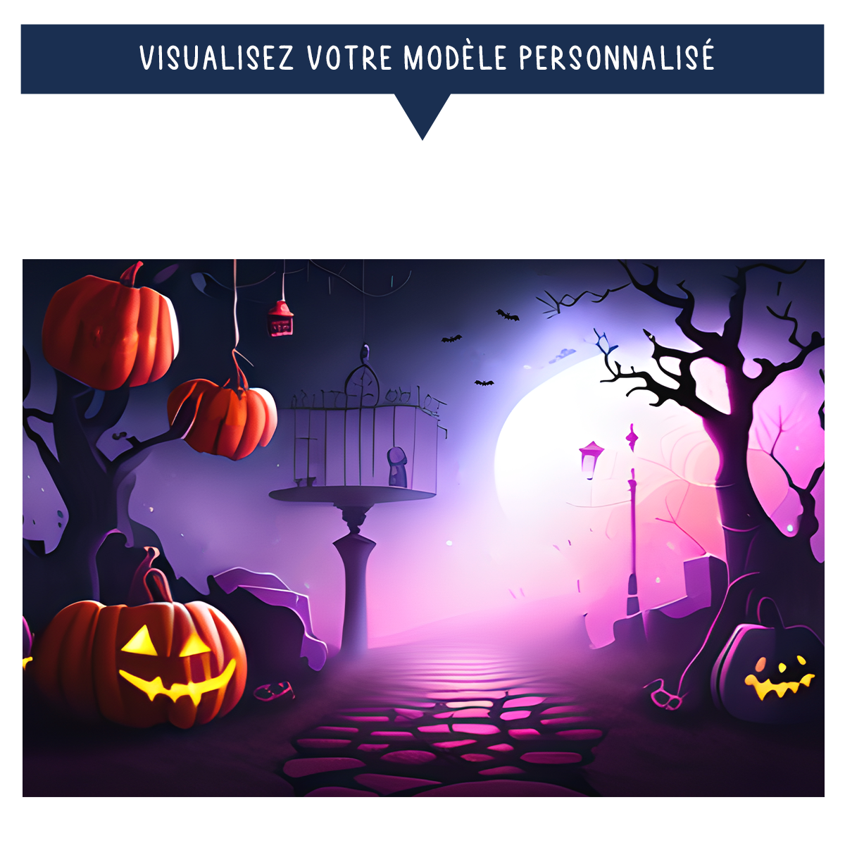 Puzzle pour enfant avec avatar personnalisé - Halloween 4 - 35pcs - Sublimino