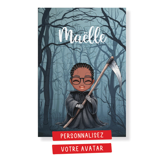 Puzzle pour enfant avec avatar personnalisé - Halloween 1 - 35pcs - Sublimino