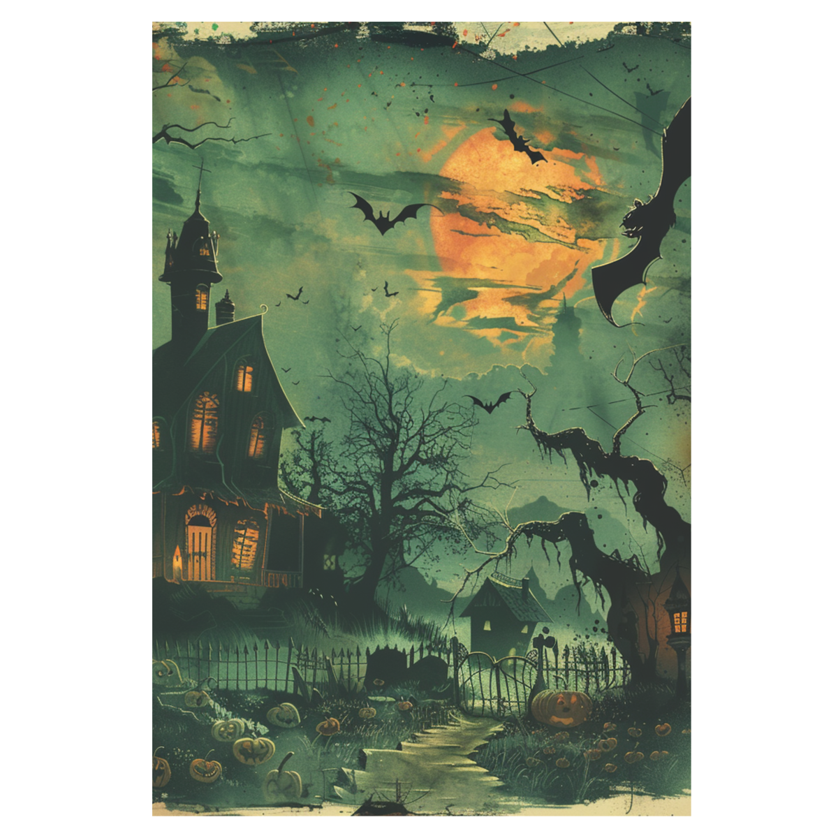 Puzzle pour enfant avec avatar personnalisé - Halloween 2 - 35pcs - Sublimino
