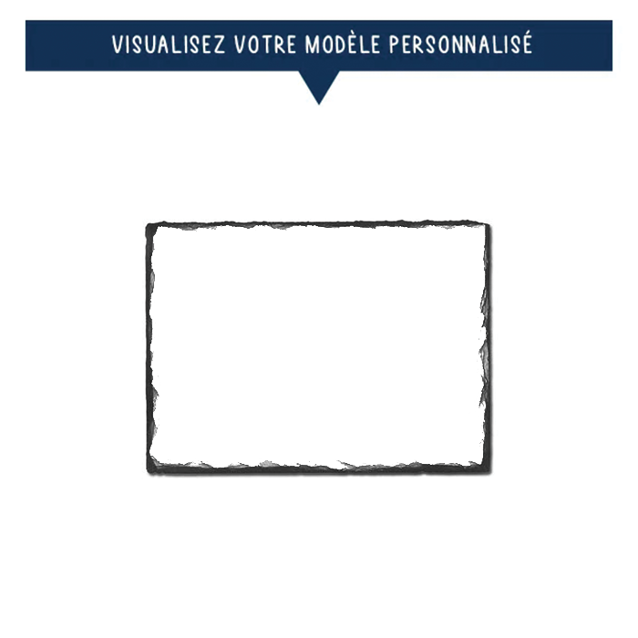 Photo sur pierre d'ardoise personnalisée - 15x20cm