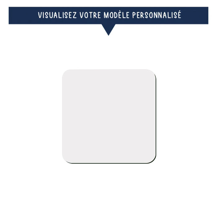 Magnet photo personnalisé - 6,5 x 6,5 cm - Sublimino