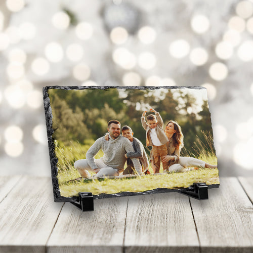 Photo sur pierre d'ardoise personnalisée - 15x20cm - Sublimino