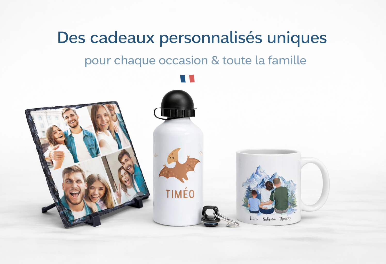 Cadeaux personnalisés pour toute la famille