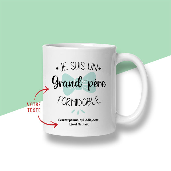 Mug personnalisé « Je suis un ... formidable »