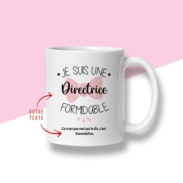 Mug personnalisé « Je suis une ... formidable »