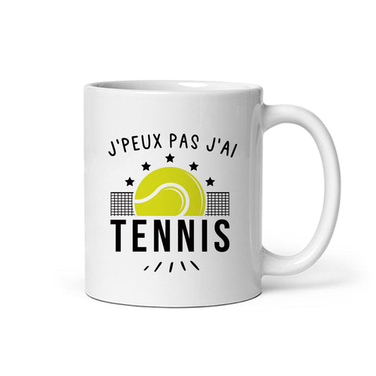 Mug « J'peux pas j'ai tennis »