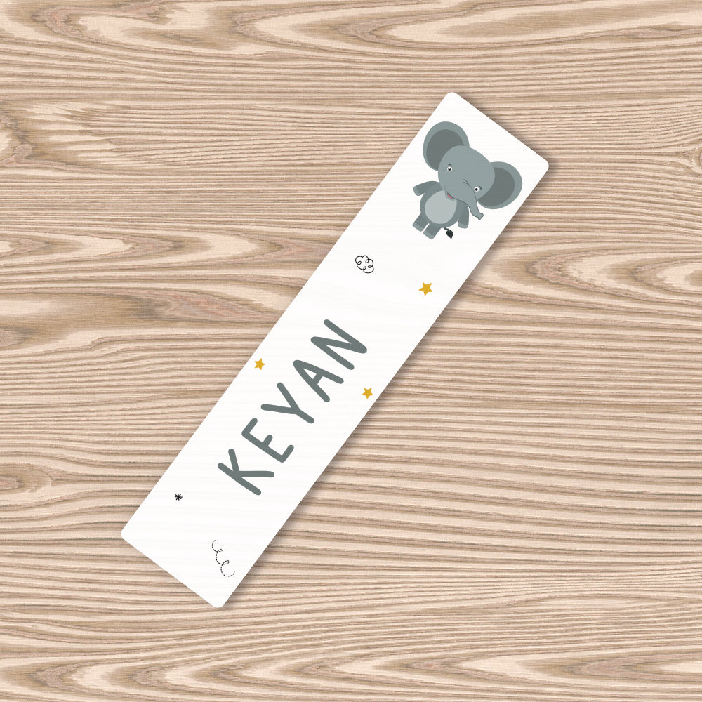 Marque-page personnalisé pour enfant - L'éléphant - Sublimino