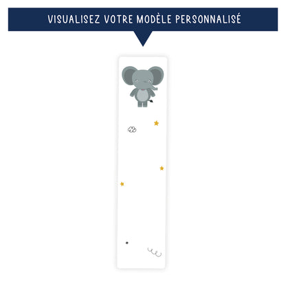 Marque-page personnalisé pour enfant - L'éléphant - Sublimino