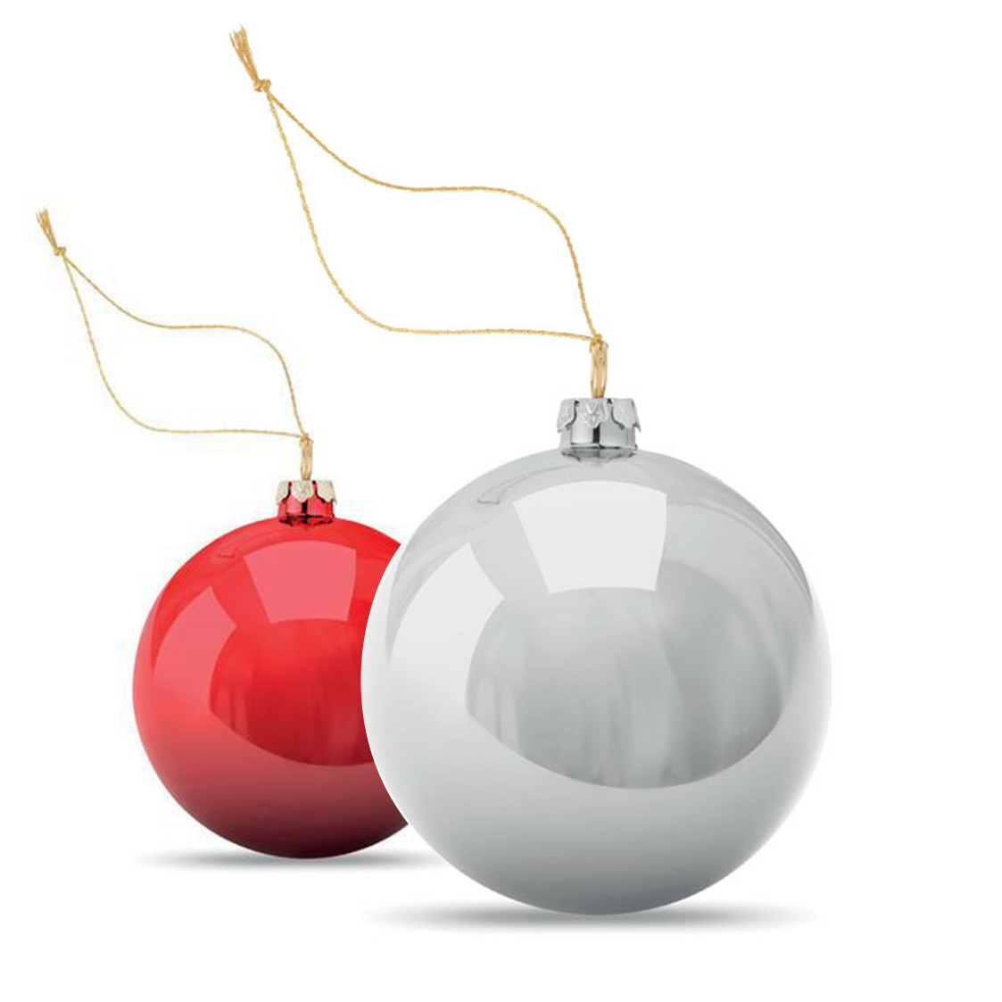 Boule de Noël personnalisée - Mon premier Noël - Rouge ou argent