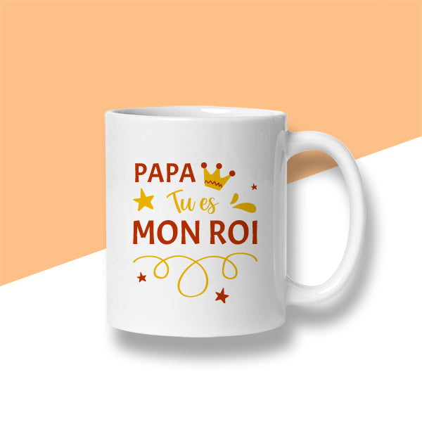 Mug « Papa tu es mon roi » - Sublimino