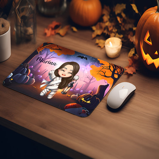 Tapis de souris personnalisé pour enfant - Halloween 3